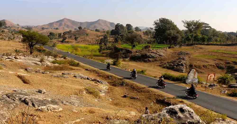 Indain Ride Guided motorcycle tour departure in India - Indian Rides