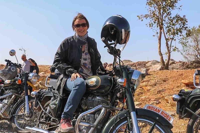 Foreign tourists on a bike I Travel Central India on a bike I off track routes of India on a Motorcycle to know 'real India'